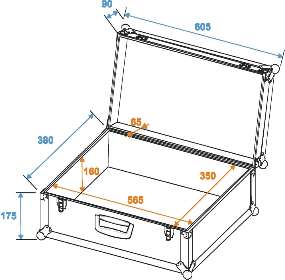 ROADINGER Universal-Koffer-Case Tour Lock schwarz