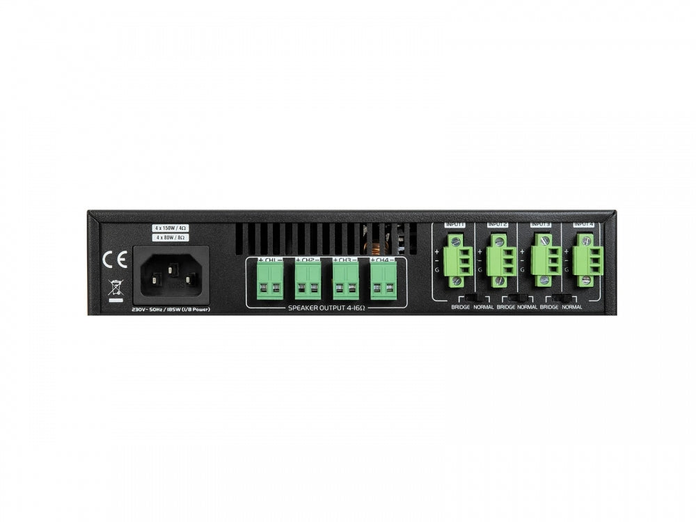 OMNITRONIC DJP-604 4-Kanal Class-D Endstufe