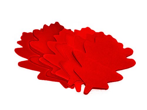 TCM FX Slowfall Konfetti Eichenblätter 120x120mm,rot,1kg