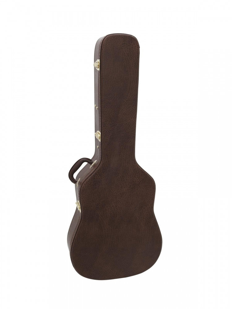 DIMAVERY Form-Case Western-Gitarre,braun