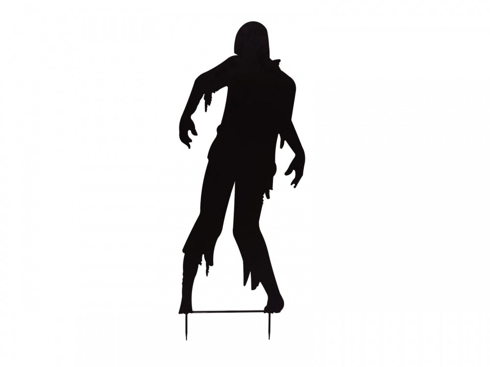 EUROPALMS Silhouette Metall Zombie Mann,135cm