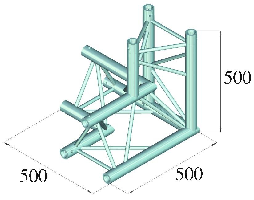 ALUTRUSS TRILOCK 6082AL-33 3-Weg-Ecke \/ rechts