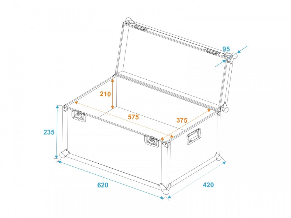 ROADINGER Universal-Transport-Case 60x40x30cm