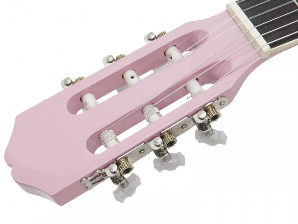 DIMAVERY AC-303 Klassikgitarre,pink