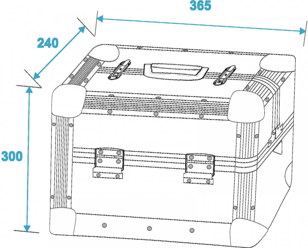 ROADINGER Universal-Fächercase AM-1,sw