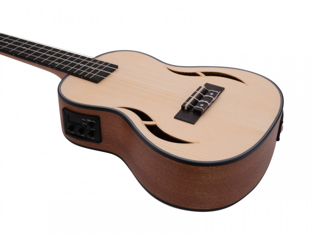 DIMAVERY UK-800 Concert Ukulele,Fichte