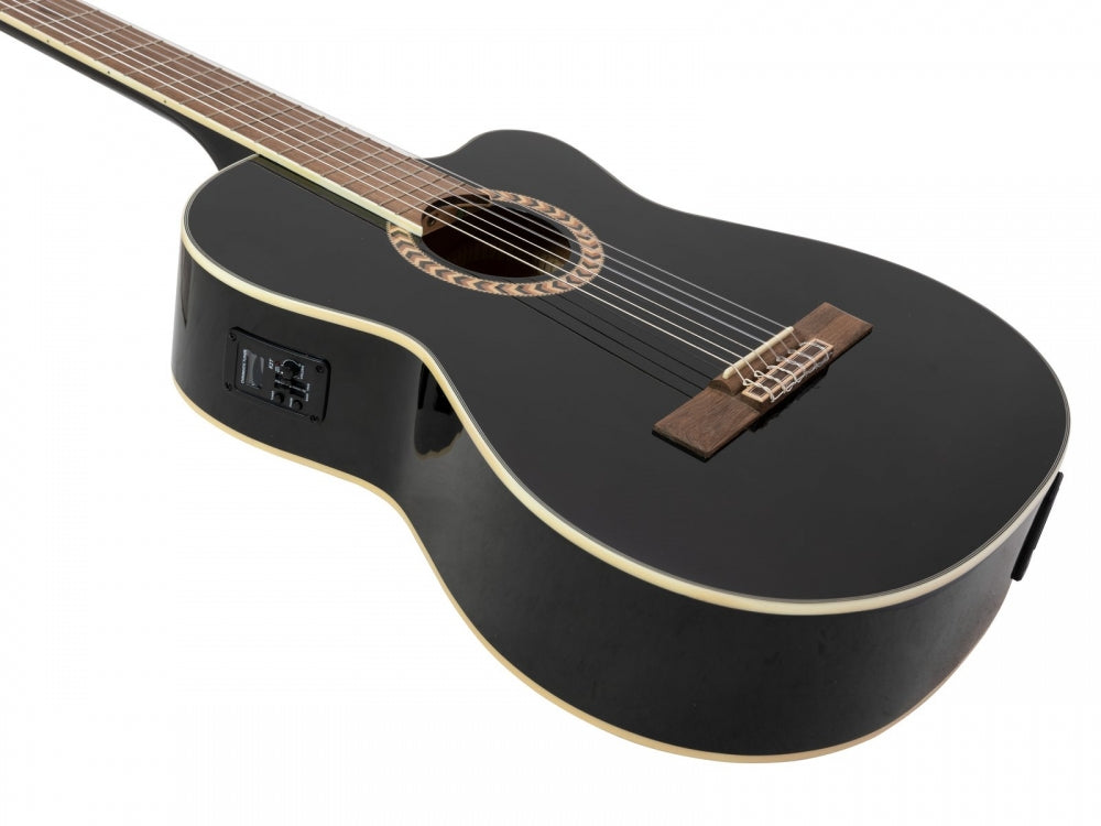 DIMAVERY CN-600E Klassikgitarre,schwarz