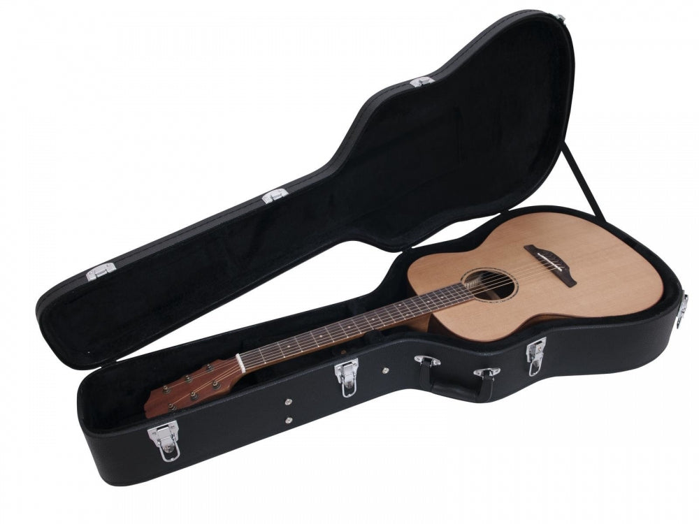 DIMAVERY Form-Case Western-Gitarre,schwarz