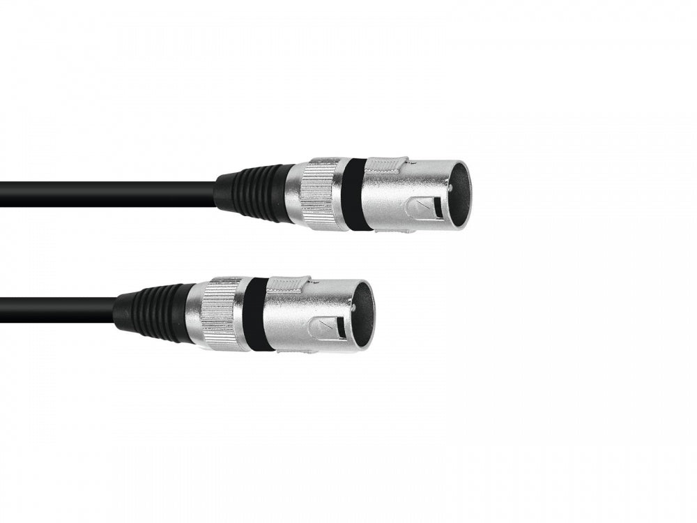 OMNITRONIC Adapterkabel XLR(M)/XLR(M) 0,2m sw