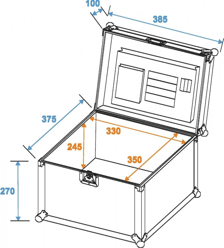 ROADINGER Universal-Dokumenten-Case GR-2,sw