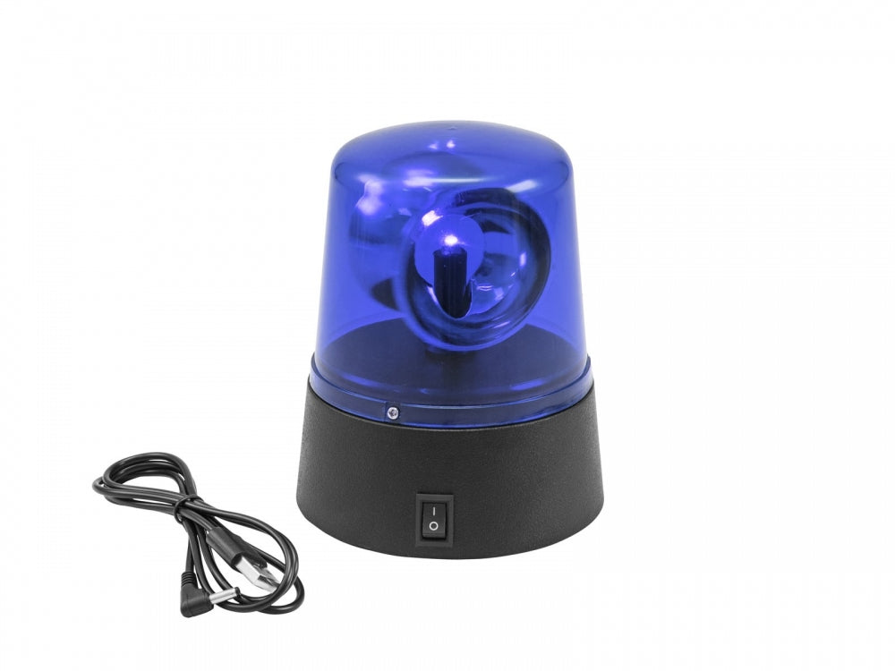 EUROLITE LED Mini-Polizeilicht blau USB/Batterie