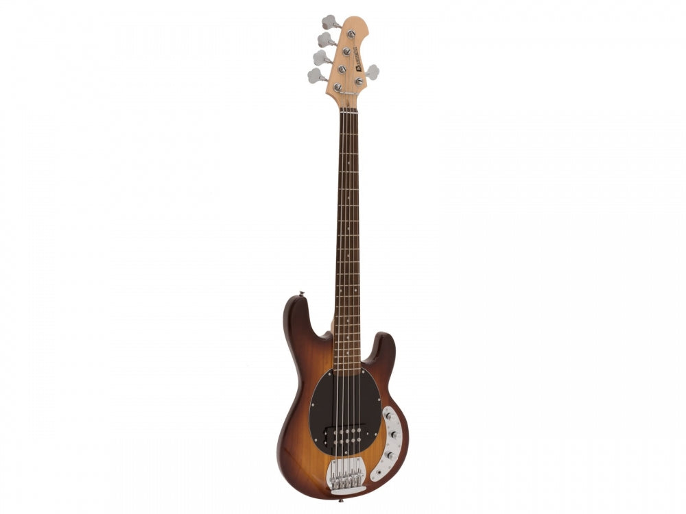 DIMAVERY MM-505 E-Bass,5-saitig,sunburst