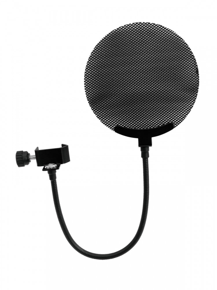 OMNITRONIC Mikrofon-Popfilter,Metall schwarz