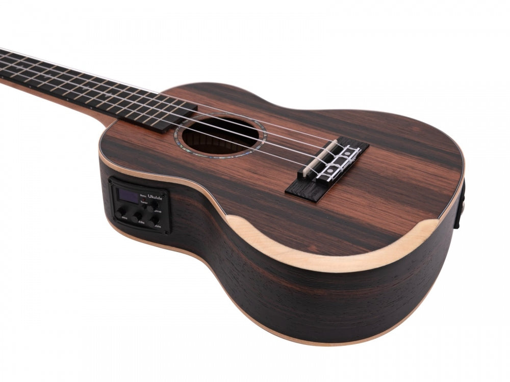 DIMAVERY UK-800 Concert Ukulele,Ebony