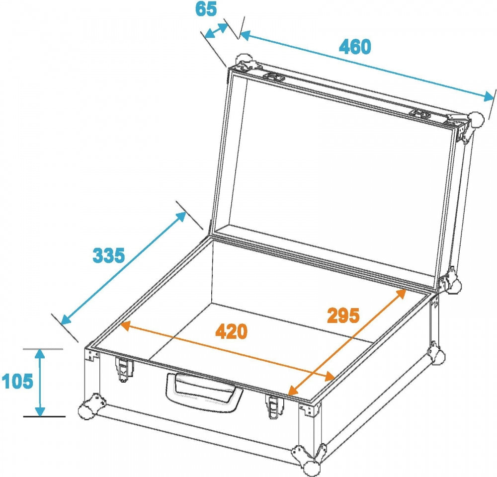 ROADINGER Universal-Koffer-Case FOAM sil