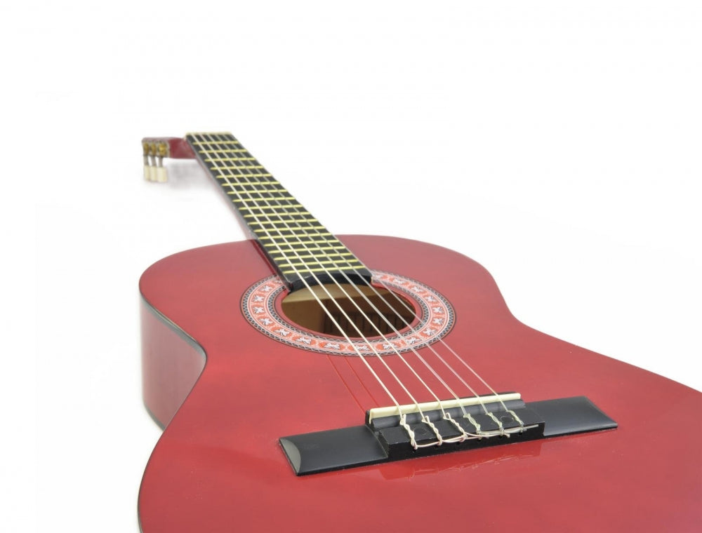 DIMAVERY AC-303 Klassikgitarre 1/2,rot