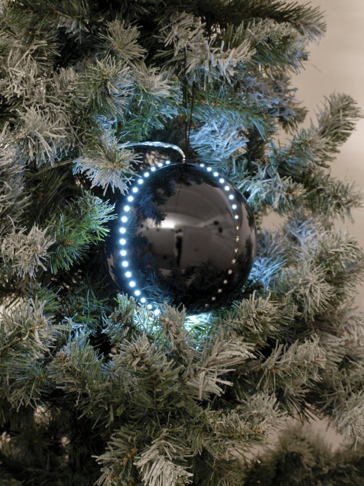 EUROPALMS LED Snowball 15cm,schwarz