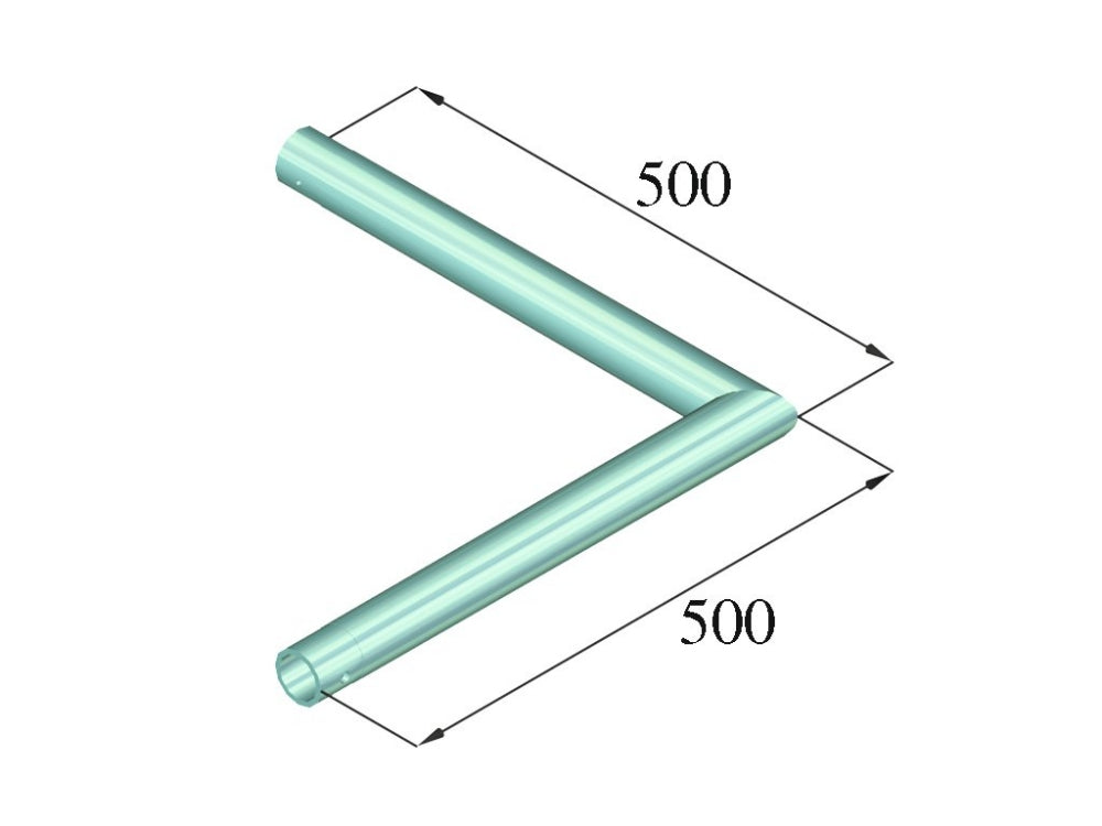 ALUTRUSS DECOLOCK DQ1-SC21 2-Weg-Ecke 90° sw