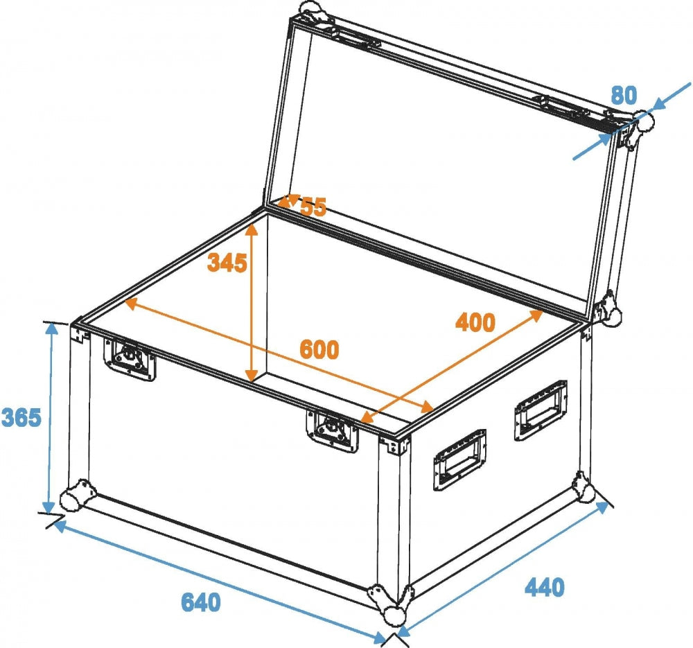 ROADINGER Universal-Case Profi 60x40x40cm