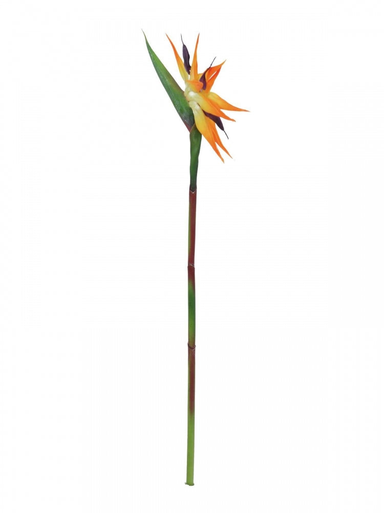 EUROPALMS Paradiesvogel-Blume,Kunstpflanze,orange,95cm