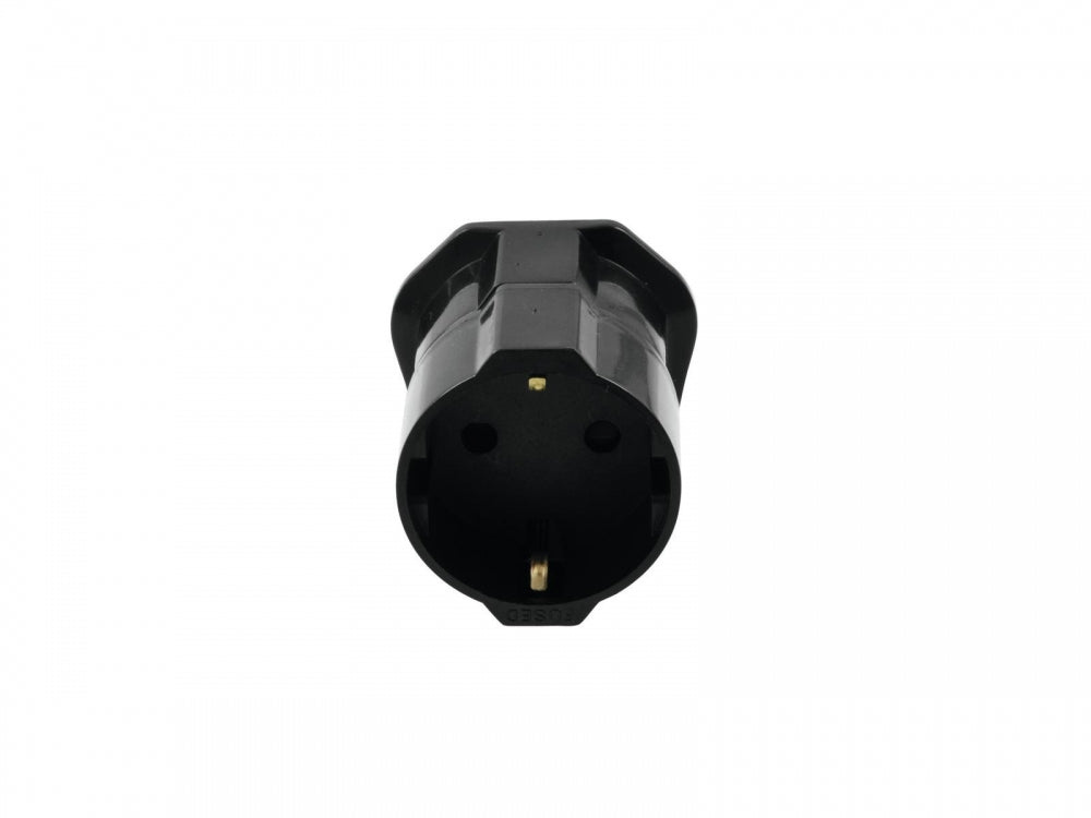 OMNITRONIC Adapter EU/UK Stecker 13A sw