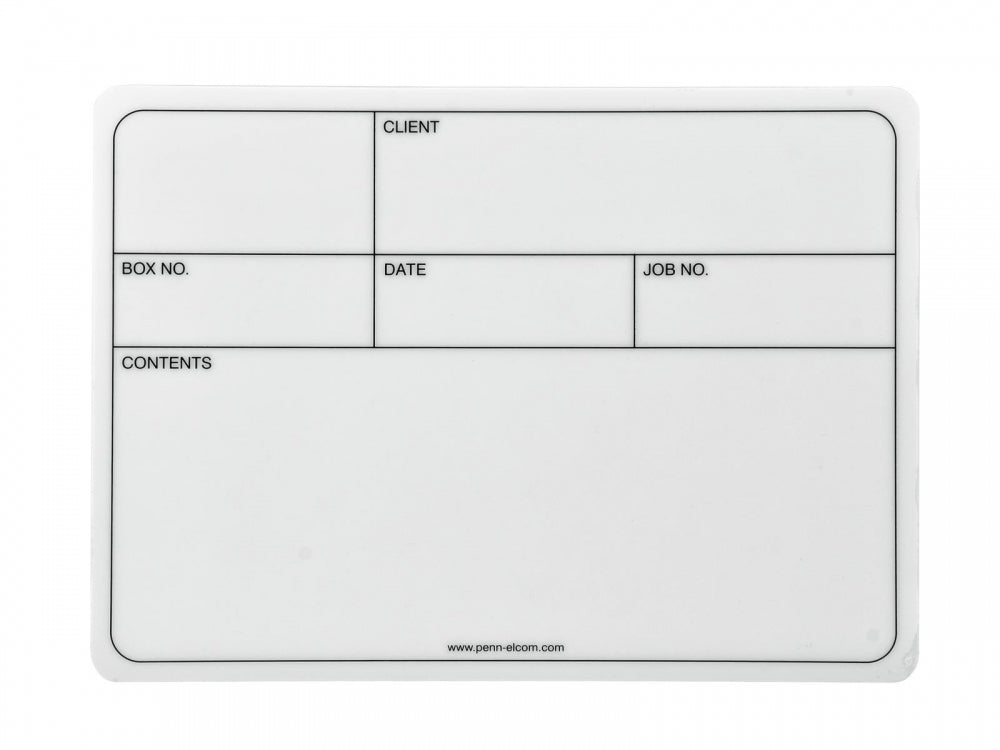 ACCESSORY Beschriftungsschild selbstklebend 130x85mm