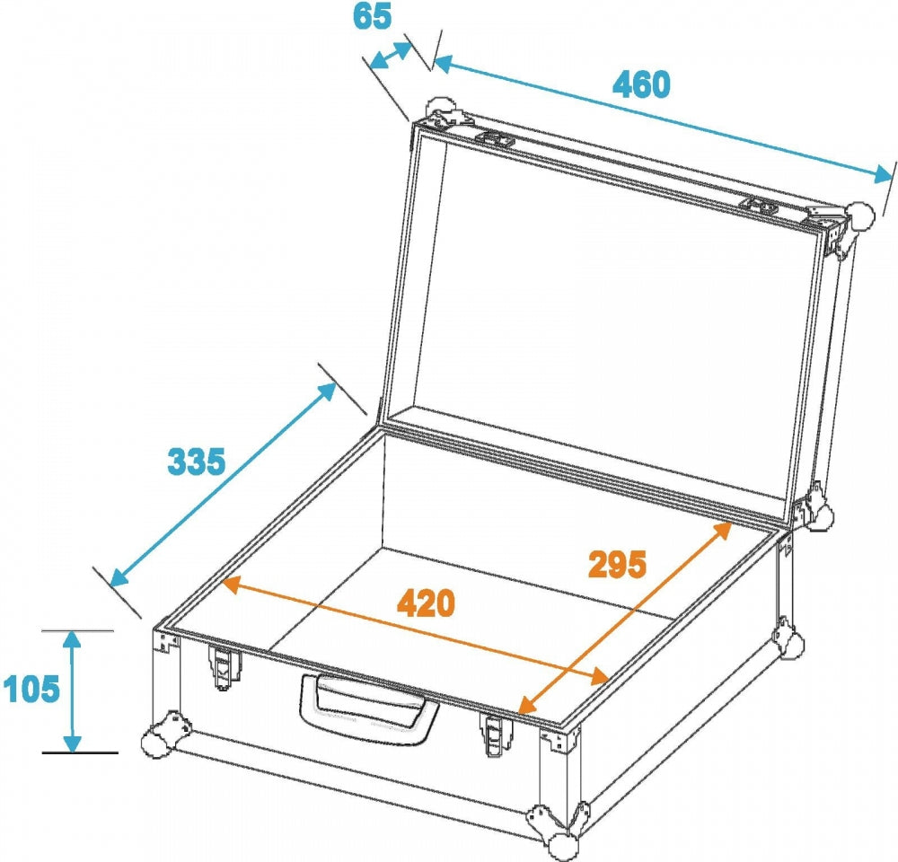 ROADINGER Universal-Koffer-Case FOAM,schwarz