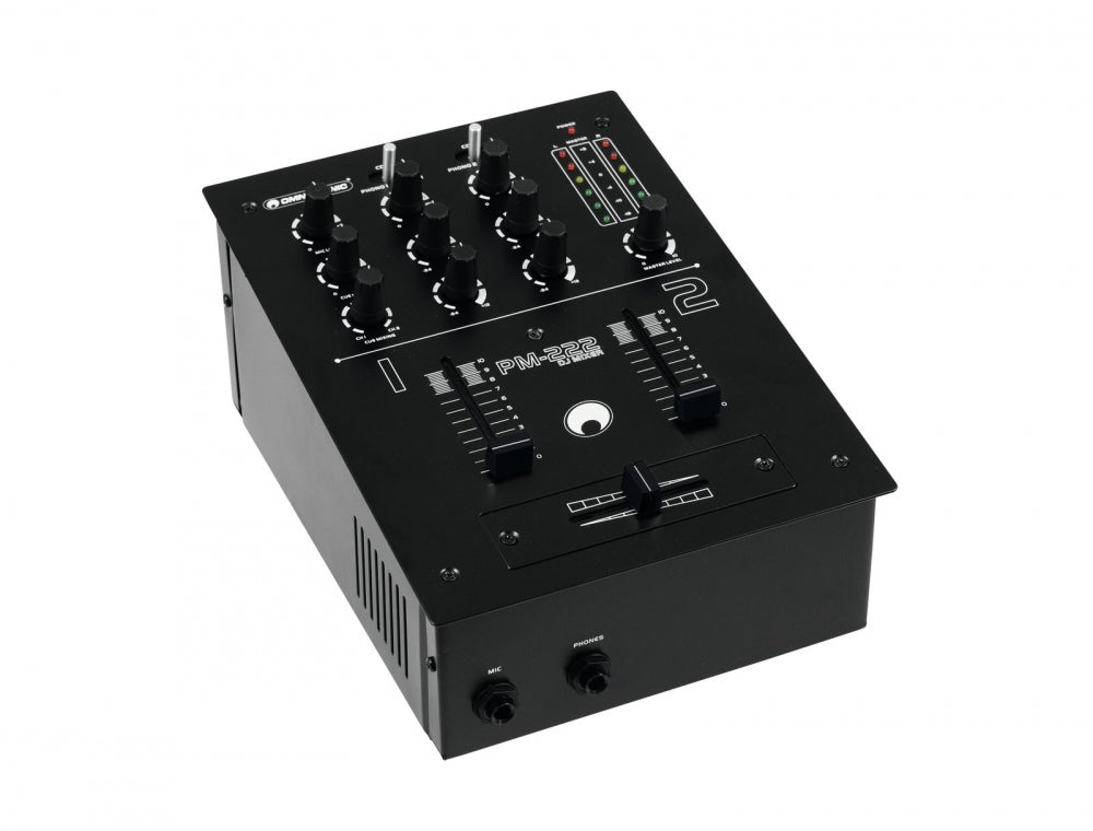 OMNITRONIC PM-222 2-Kanal-DJ-Mixer