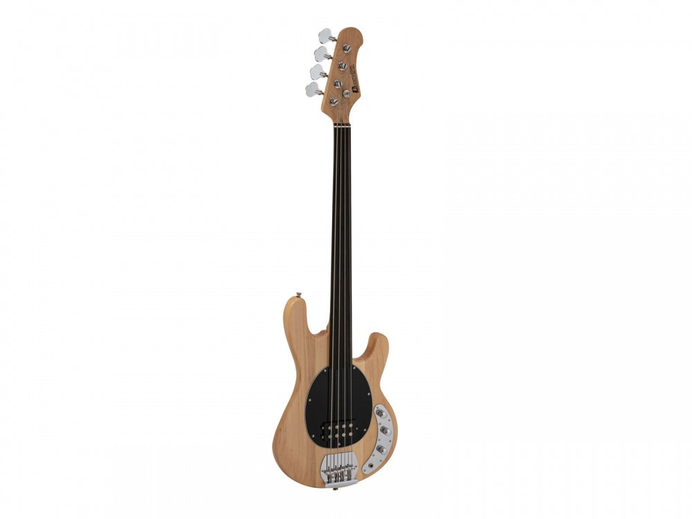 DIMAVERY MM-501 E-Bass,fretless,natur