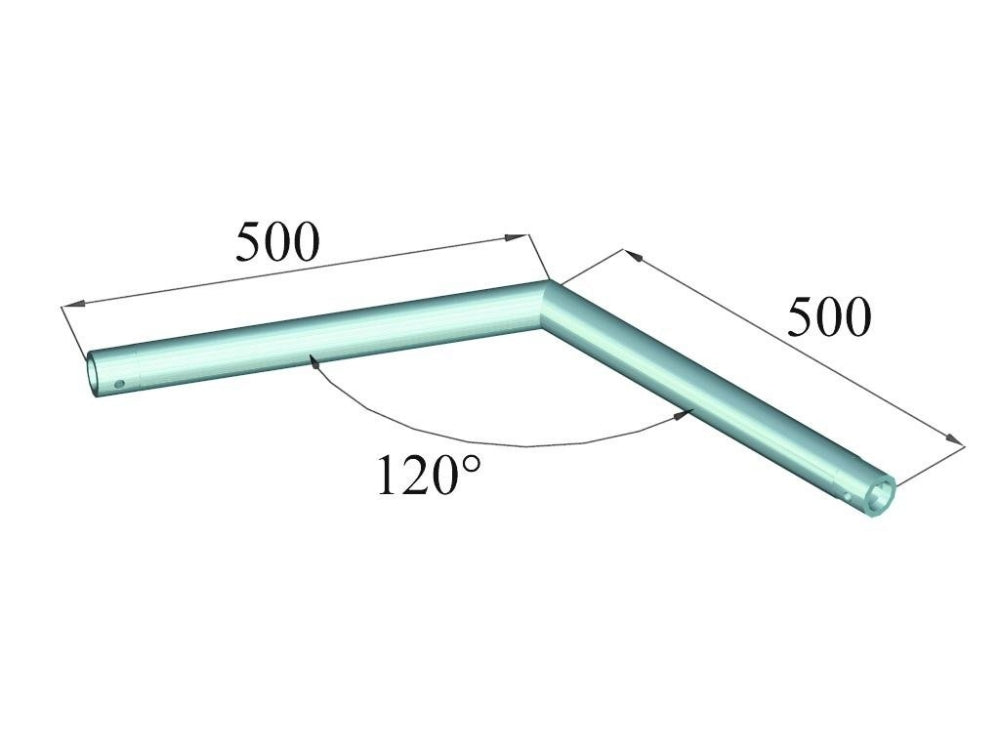 ALUTRUSS DECOLOCK DQ1-C22 2-Weg-Ecke 120°