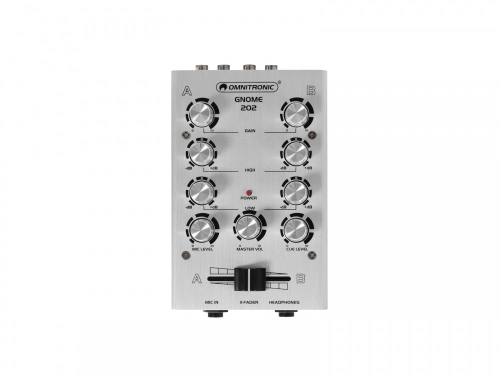 OMNITRONIC GNOME-202 Mini-Mixer silber