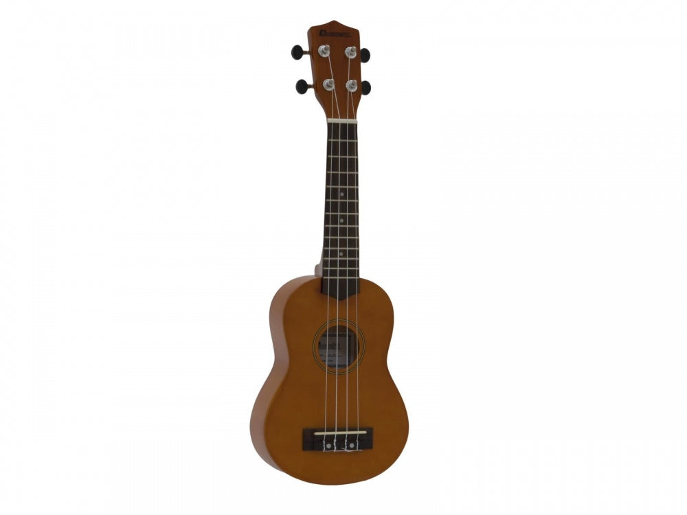 DIMAVERY UK-200 Ukulele,Sopran,braun