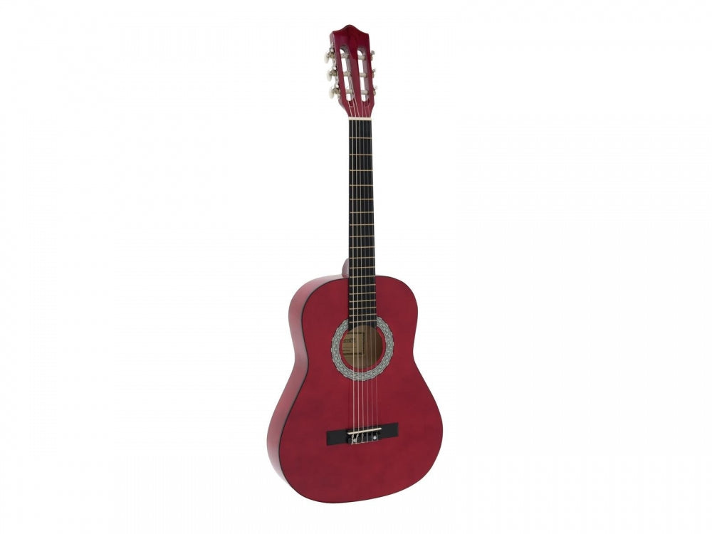 DIMAVERY AC-303 Klassikgitarre 3/4,rot