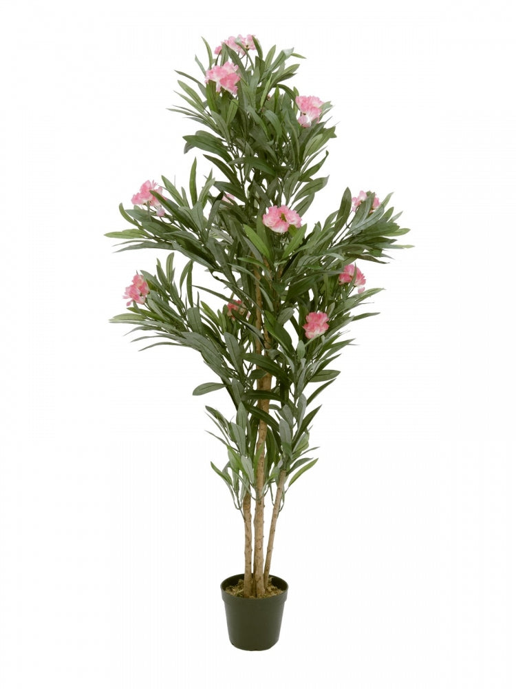 EUROPALMS Oleanderbaum,Kunstpflanze,rosa,150 cm