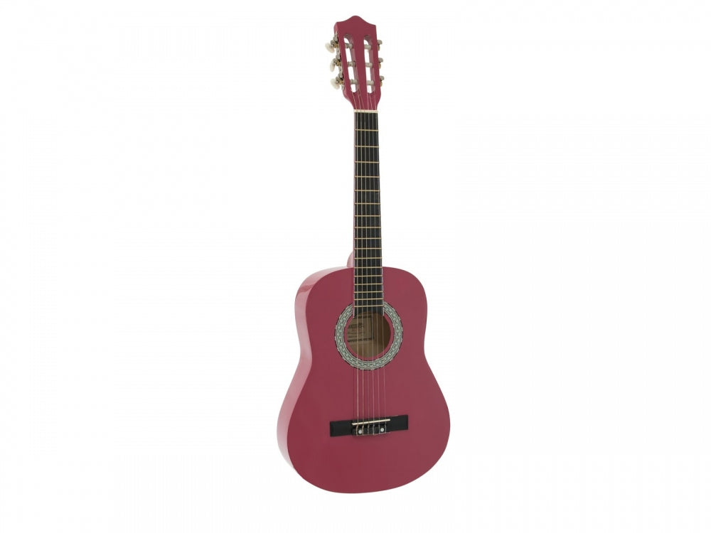 DIMAVERY AC-303 Klassikgitarre 1/2,pink