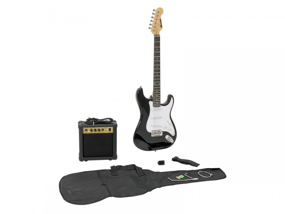 DIMAVERY EGS-1 E-Gitarren-Set,schwarz