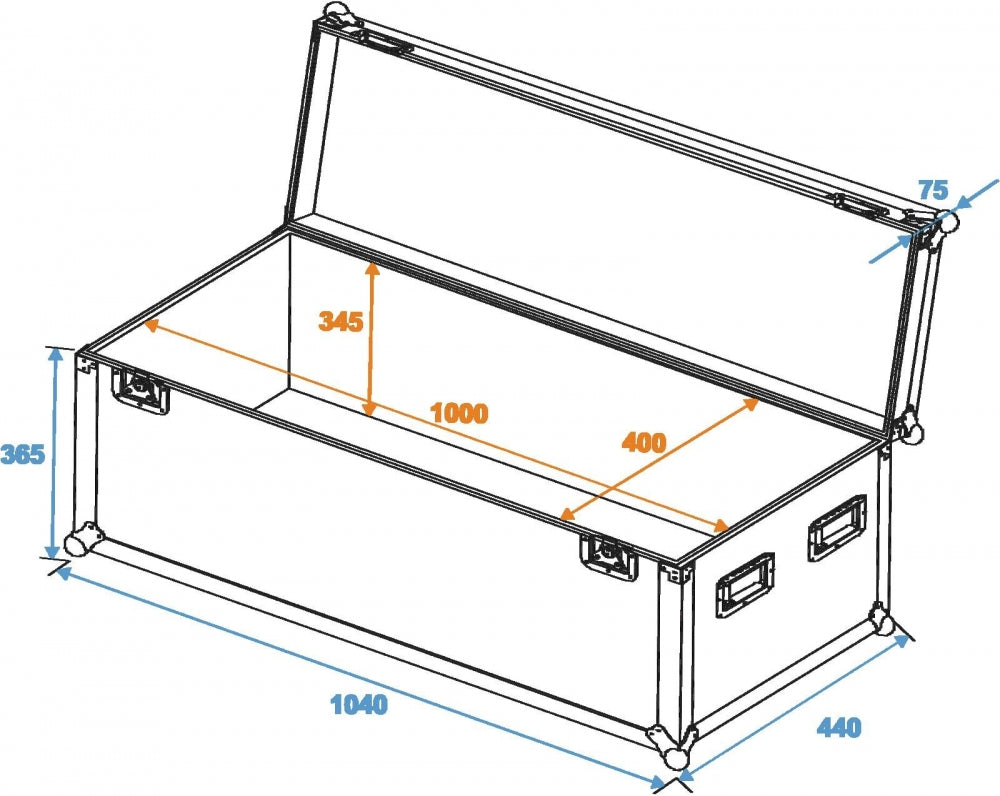 ROADINGER Universal-Case Profi 100x40x40cm