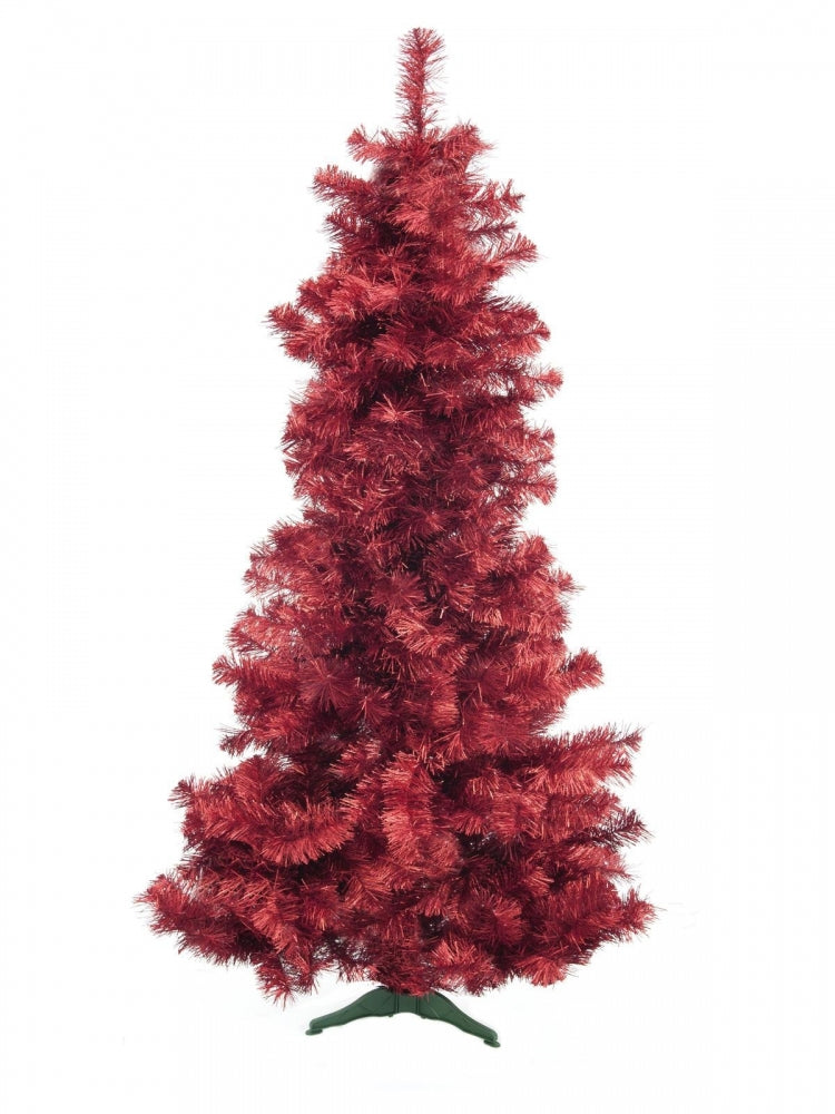 EUROPALMS Tannenbaum FUTURA,rot-metallic,210cm