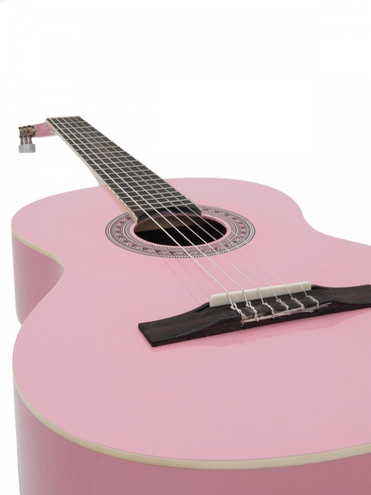 DIMAVERY AC-303 Klassikgitarre,pink